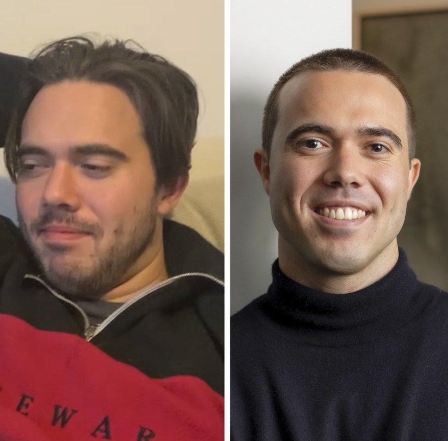 David Titeu, before and after the work